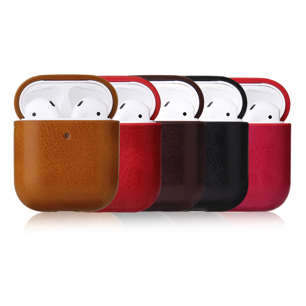 80g Weight iPhone Applicable Brands AirPods Protective Case Classification Pu Leather Material Solid Color Pattern Casual, Simple Style Style Handmade, Injection Molding Craft Multicolor Color Pu Leather Solid Color Handmade Injection Molding Casual Simple Style AirPods Protective Case Earphone Cases Phone Accessories 11