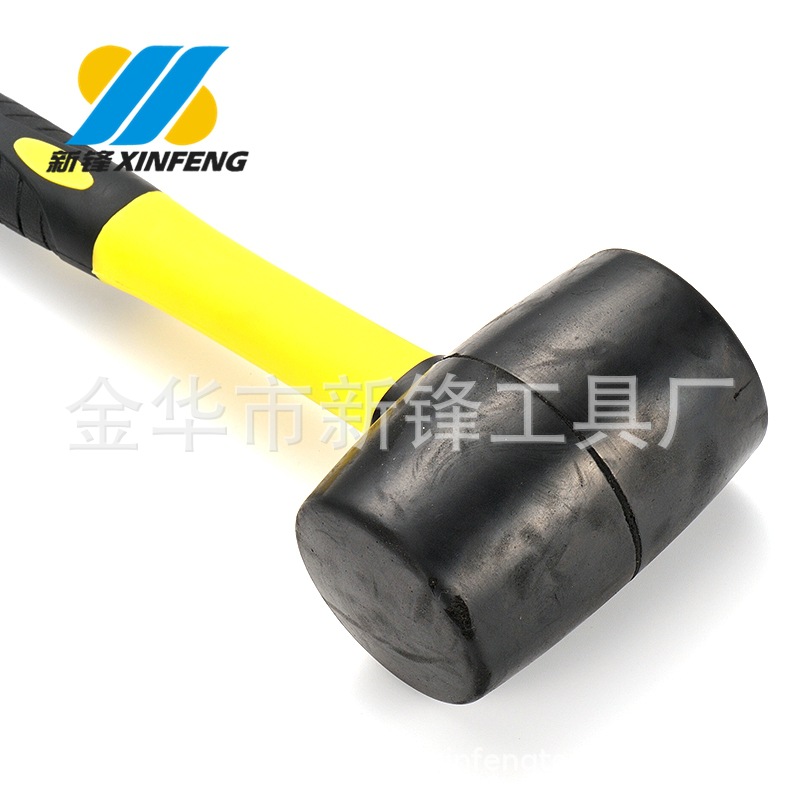 厂家供应包塑柄安装锤橡胶材质