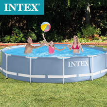 批发美国INTEX26712  28712管架水池家庭鱼池游泳池 366*76CM