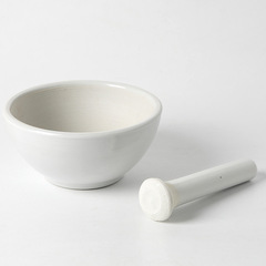 Pottery tools, ceramic material bowl, Jingdezhen high-temperature ceramic grinding rods for grinding pigments and glazes, grinding bowls