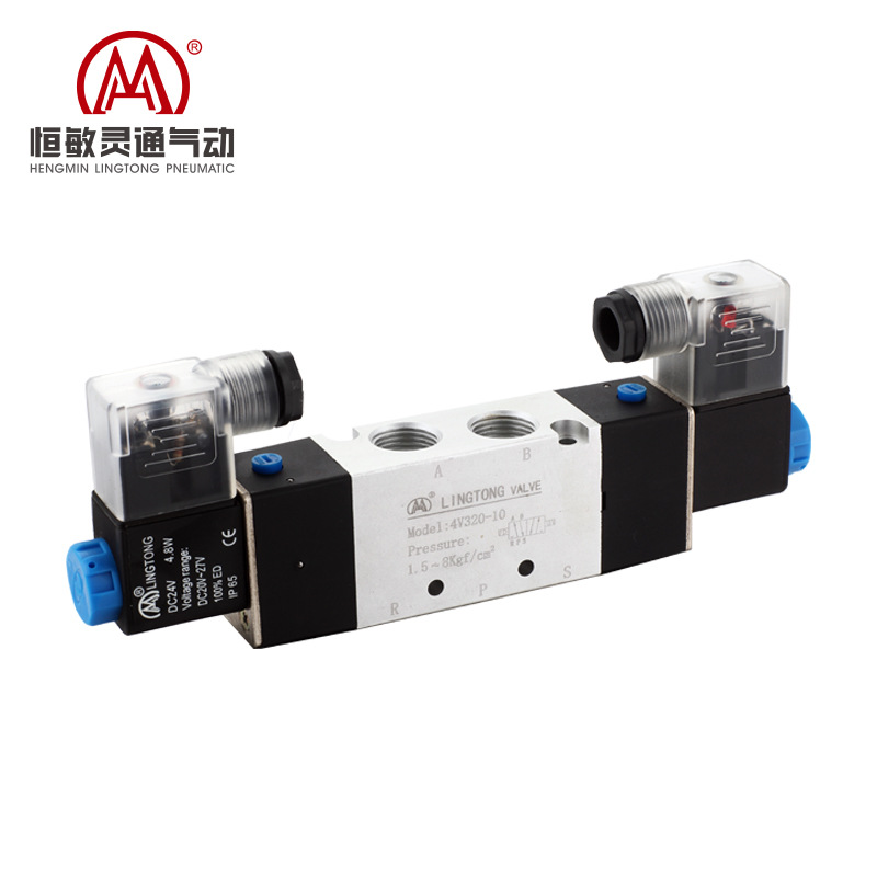 LTPC/恒敏灵通 4V320-08 4V320-10 两位五通换向电磁阀
