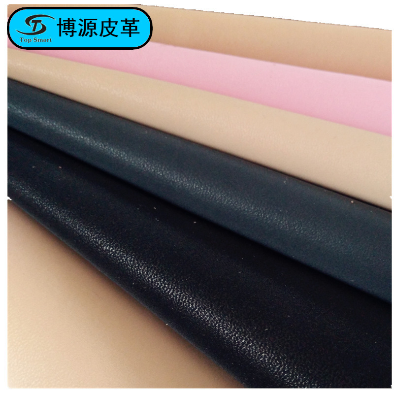 东莞厂价直销细绒感皮革面料 1.0羊纹超纤绒感男鞋女鞋面料箱包革|ms