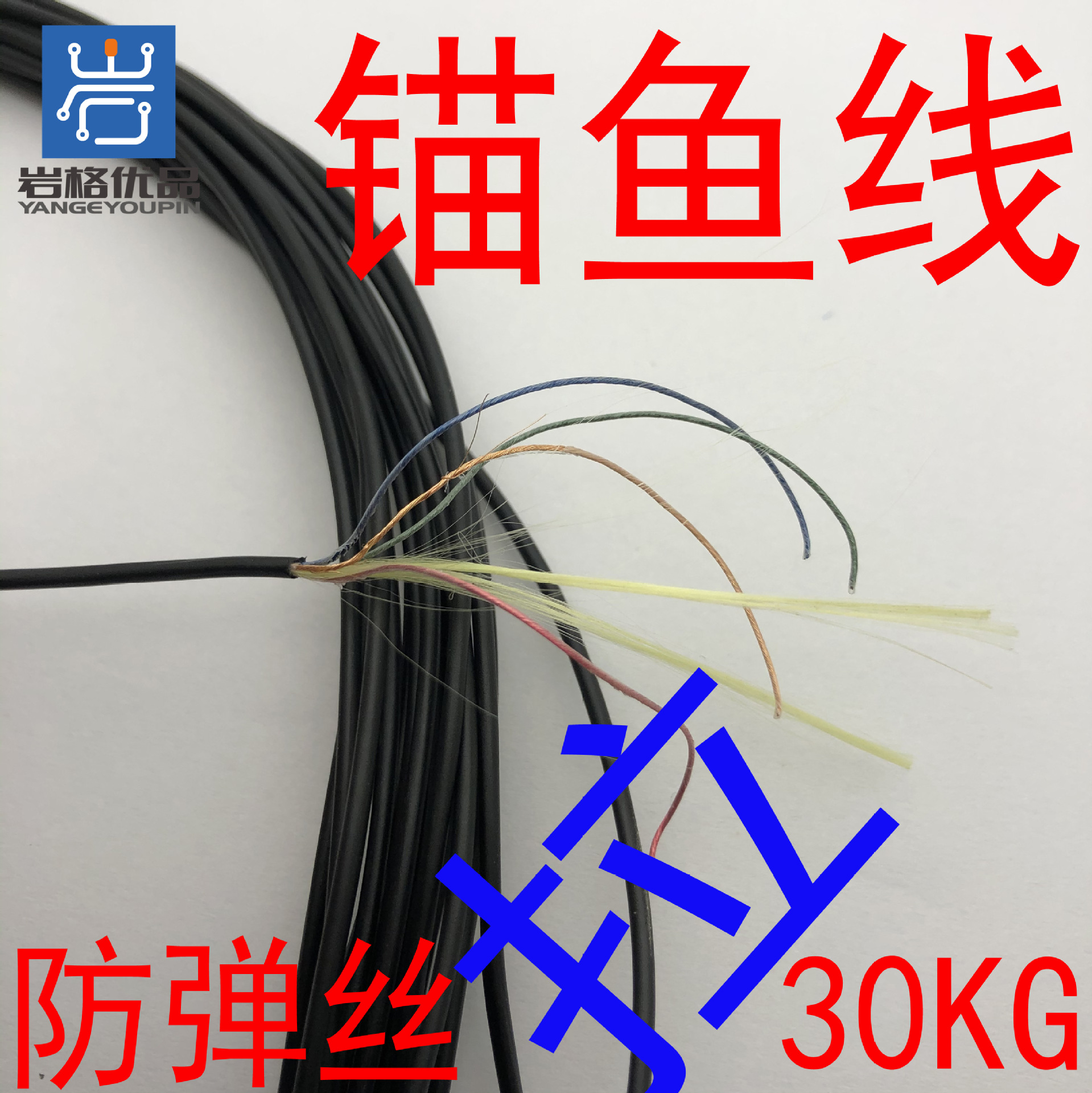 Beth visual  Fishing line Fishing Underwater camera Monitor Connecting line 1.8 Bulletproof yarn 3800D Manufactor