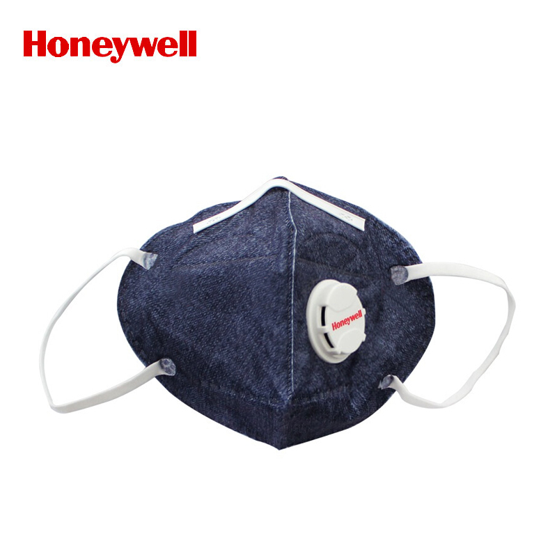 霍尼韦尔(Honeywell) 靓呼吸牛仔蓝口罩带呼吸阀