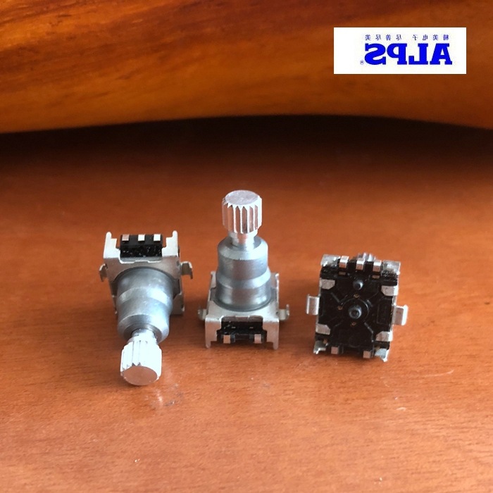 ALPS日产EC11型编码器带开关贴片型30定位多用于车载导航音量调节