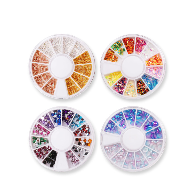 Herramientas de uñas transfronterizas traje de joyería pinzas Archivo de uñas gradiente esponja traje de pluma de uñas conjunto de 12 piezas