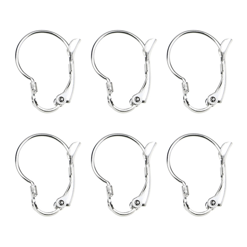 304 Stainless steel France Hoist hook Anti allergy Earrings ear hook DIY Jewelry clasp France