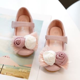 Гуанчжоу новая обувь принцессы, японские и корейские розы женская обувь свадебная цветочная детская обувь принцесса обувь