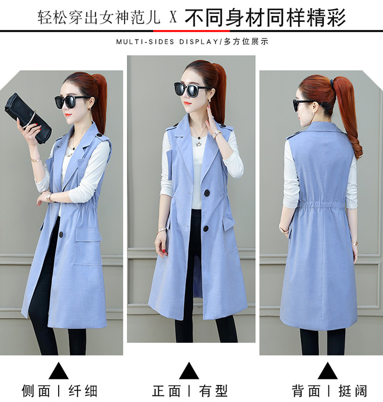 Gilet femme en Mélange de fibres chimiques - Ref 3317702 Image 21