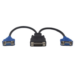 DMS59 pin to dual VGA adapter card DVI split dual screen display dual VGA header computer adapter