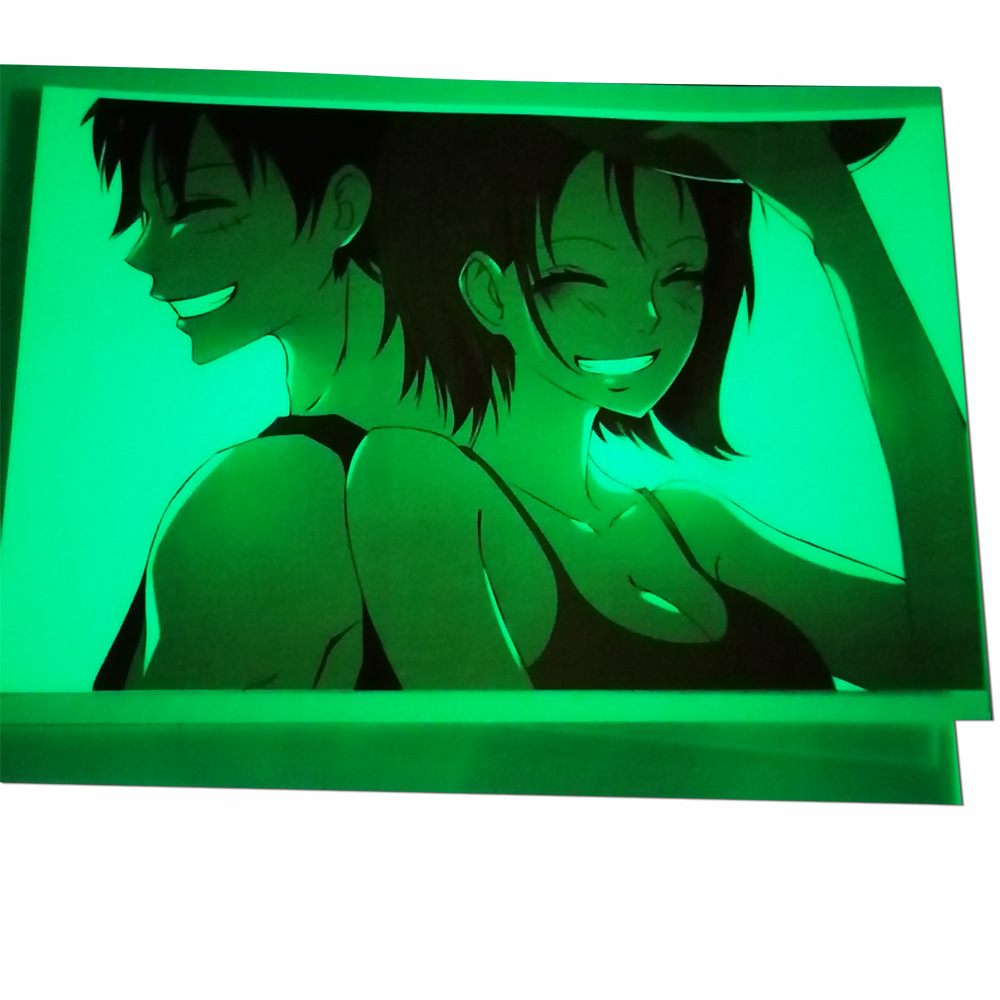 厂家直销PHO4夜光相纸高亮水性打印夜光创意照片纸luminous paper|ru