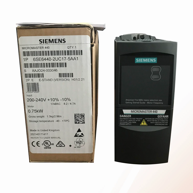 Инвертор Siemens V20 0.75kW 1ф 220V Интегрированный фильтр C1 6SL3210-5BB17-5BV1