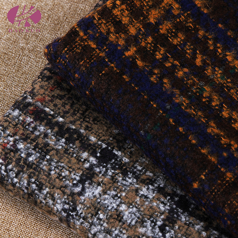 direct deal goods in stock Origin supply Autumn and winter Woolen Special yarn woollen overcoating 2018 new pattern Woolen fabrics