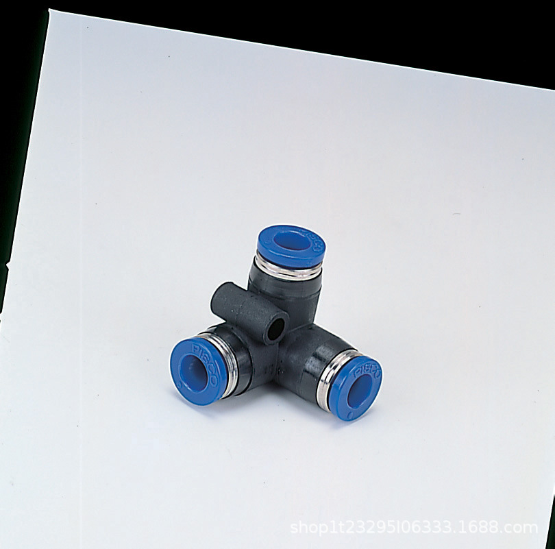 PISCO耐腐蚀不锈钢管接头三脚 SPVU4 SPVU6 SPVU8 SPVU10 SPVU12