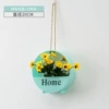 Green Flower Basket+Sunflower