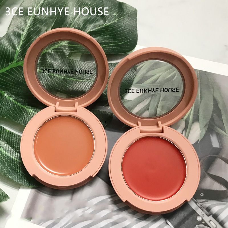 3CE Eunhye House胭脂单色腮红膏高光膏修容元气胡萝卜色腮红美妆