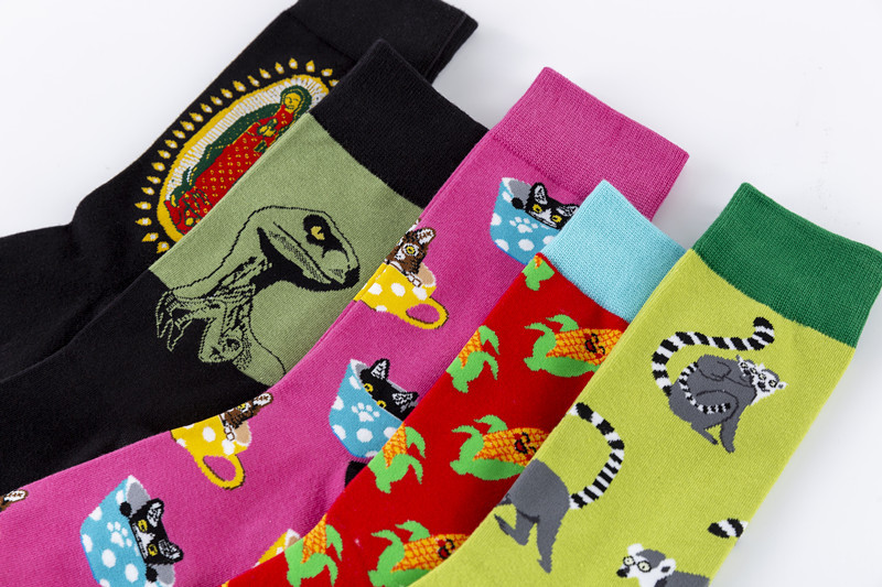 Unisex Casual Cartoon Cotton Jacquard Ankle Socks display picture 5