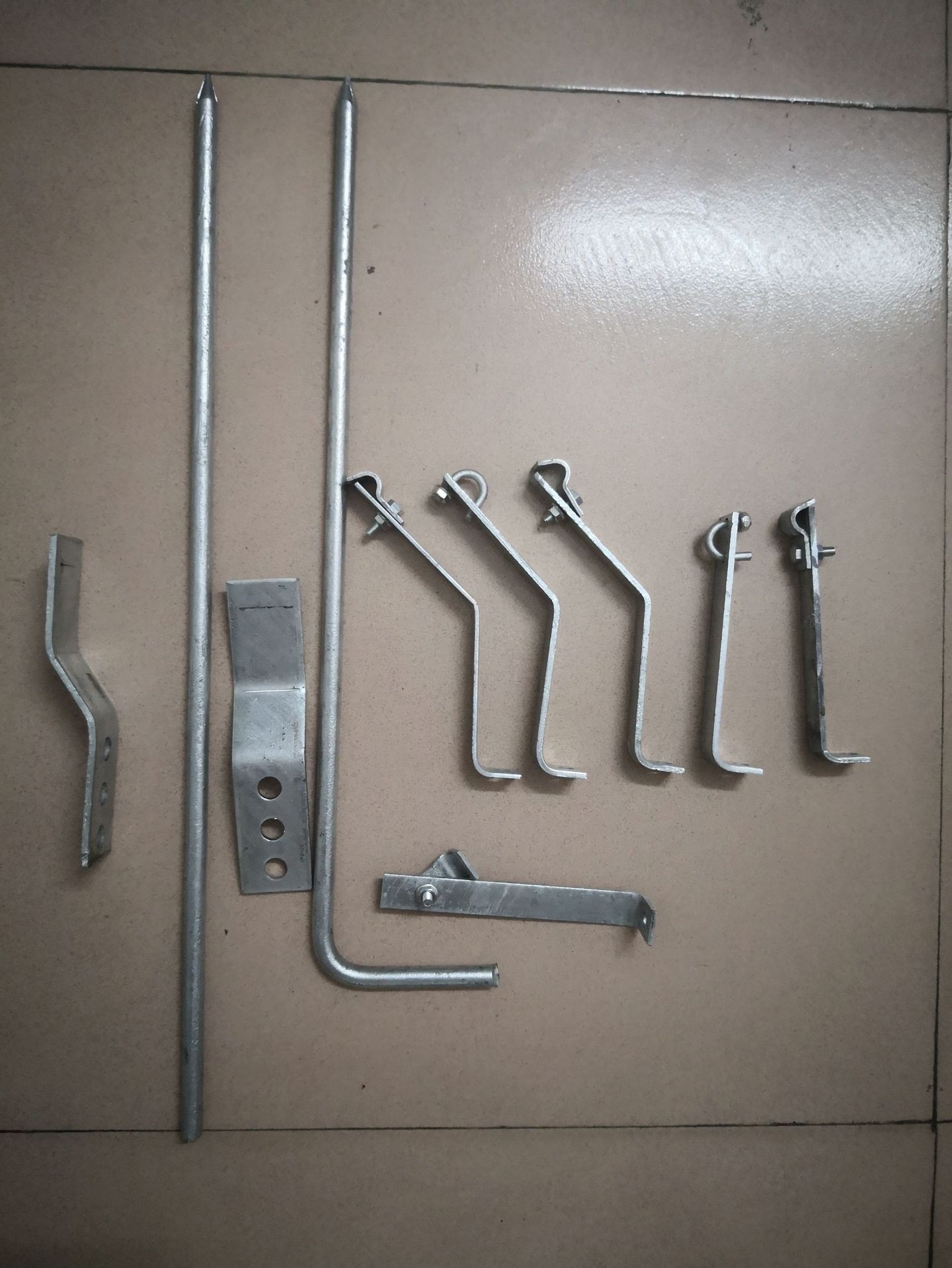 防雷支持卡L形|防雷支架卡|热镀锌比雷卡|保证国标|质量保证|