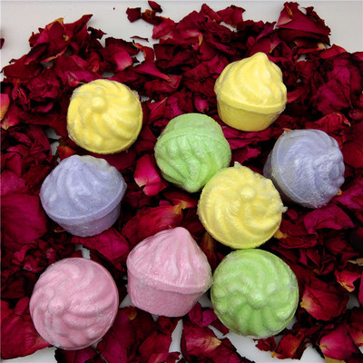 厂家直销 一件代发 蛋糕沐浴盐球爆炸泡澡球香薰浴盐球