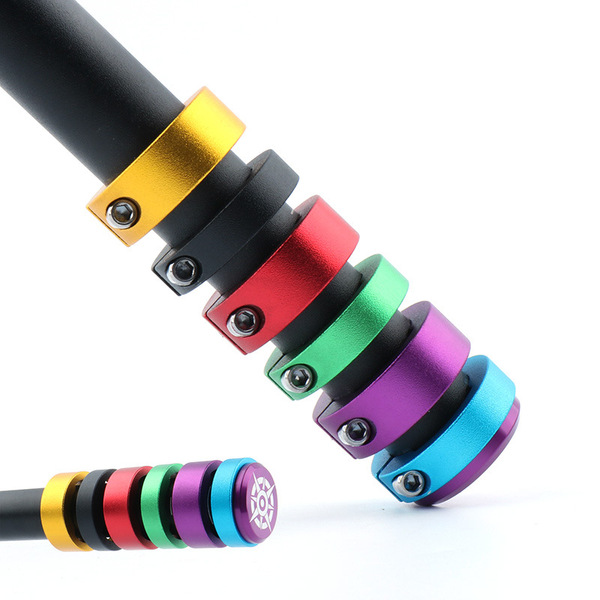 The bicycle handlebar lock ring locks the two ends of the set to…