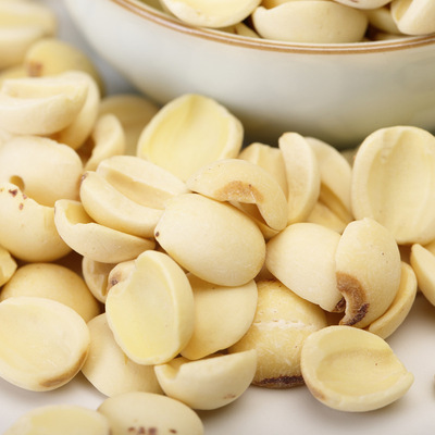 半边白莲子无芯碎片500克可打莲蓉可磨粉可代发量大可优惠