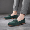 British Versatile Genuine Matte Men's Shoes Fashion Bow Trendy Men's Shoes