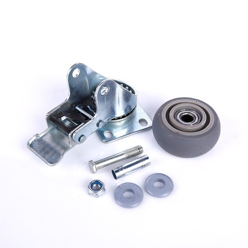 Double-bearing 3-inch, 4-inch, 5-inch TPR rubber wheels, silent and wear-resistant universal wheels, directional casters, small brake wheels