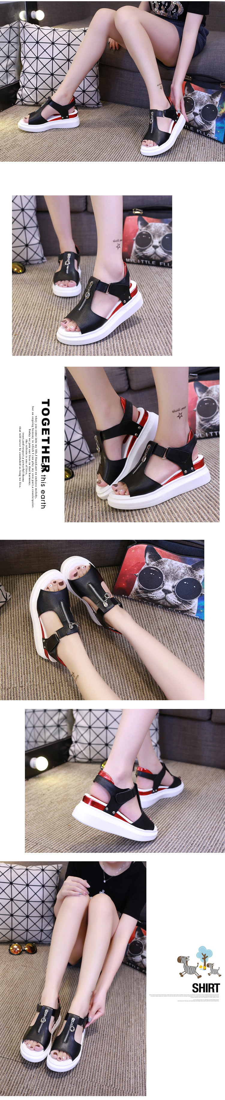 Chaussures été pour femme en Caoutchouc - Ref 3346145 Image 13