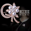 Brooch from pearl, fashionable pin lapel pin, protective underware, bag accessory, accessories, Korean style, wholesale