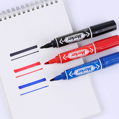 Guangna Marker Pen Logistics Large Tip Pen Double-Headed Marker Pen Express Delivery Pen Oil-Based Pen Box Head Pen