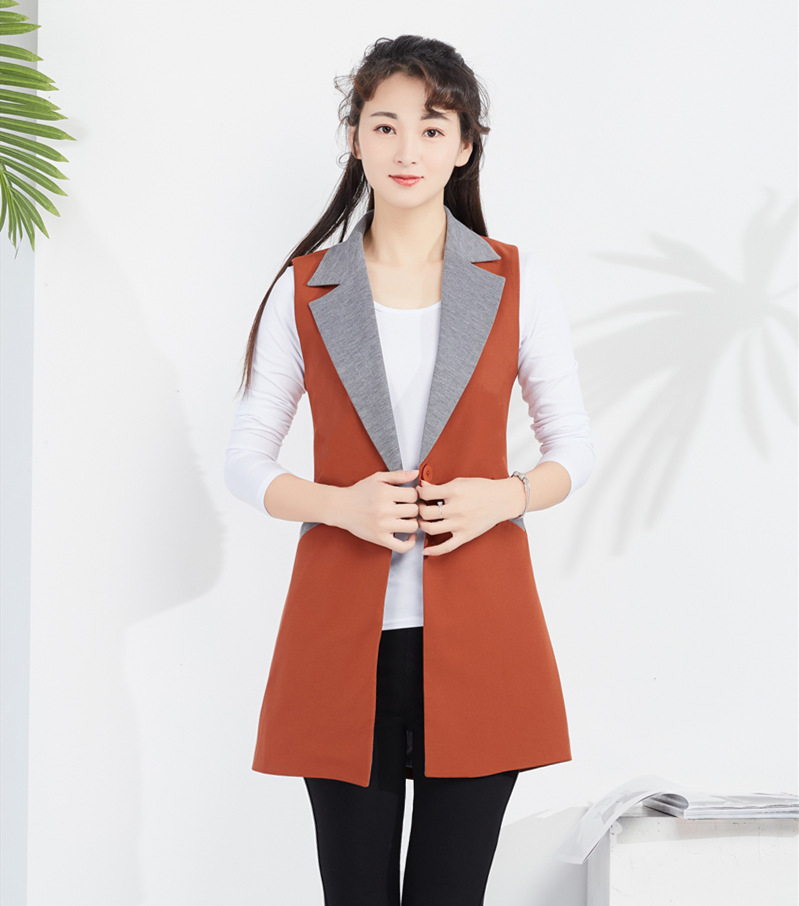 Gilet femme en Mélange de fibres chimiques - Ref 3316204 Image 44