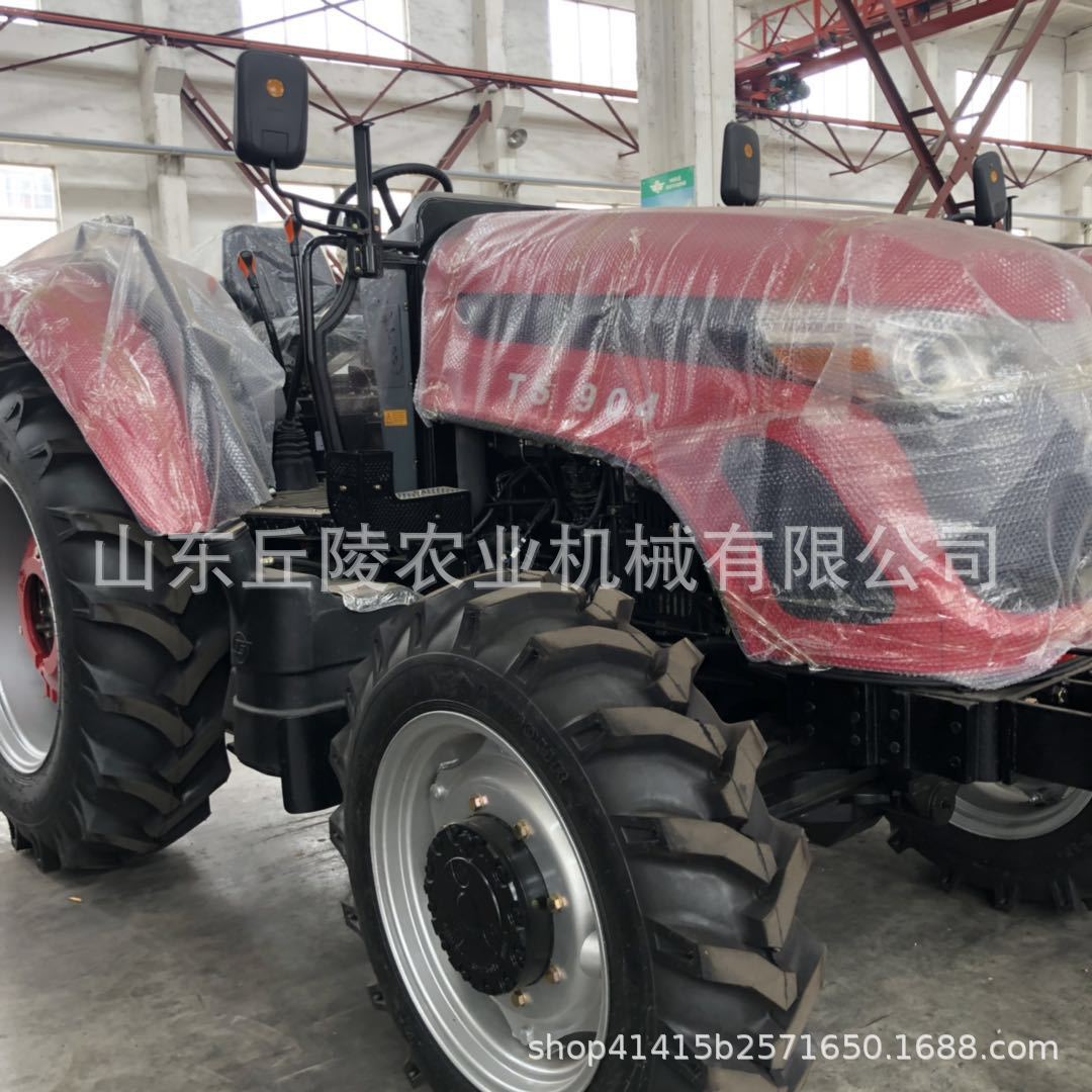 农耕水旱田两用四轮驱动轮式泰山拖拉机 低油耗东方红动力拖拉机