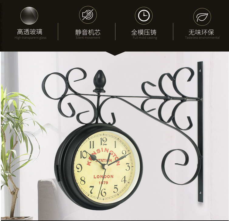 铁艺挂钟