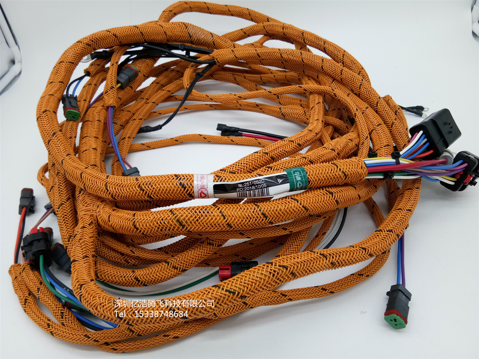 适用于挖掘机配件E365C 全车主外线束-原装线色优质原装品质