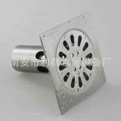 深水洗衣机地漏 防臭防虫防反水 201不锈钢拉丝地漏