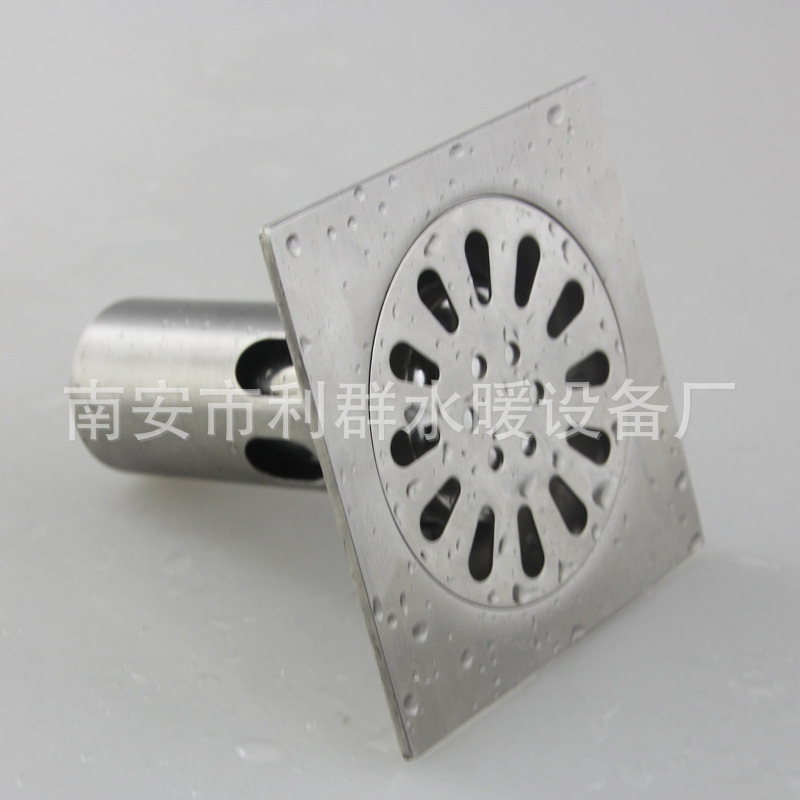 深水洗衣机地漏 防臭防虫防反水 201不锈钢拉丝地漏
