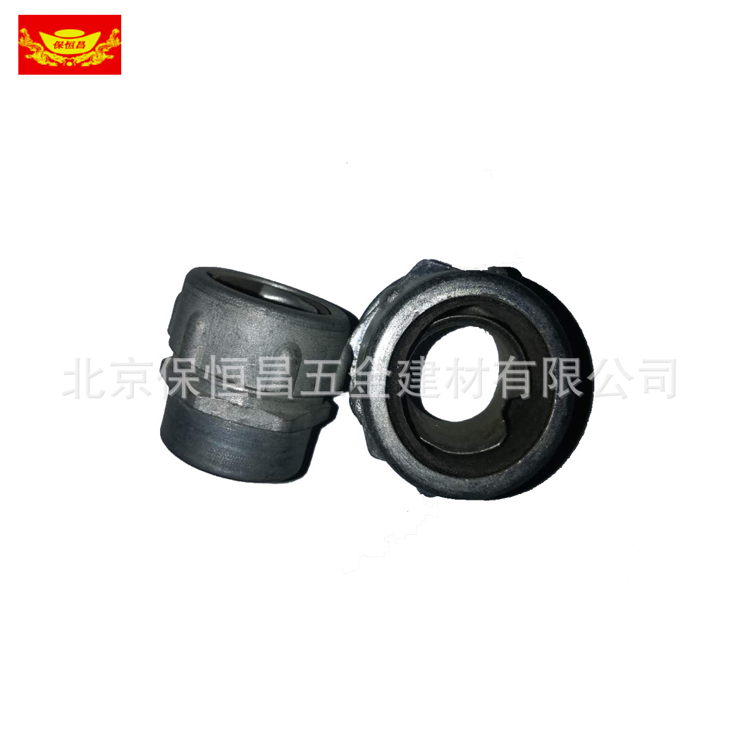 包塑金属软管DPN内牙接头蛇皮管内螺纹管接内丝钢管接头