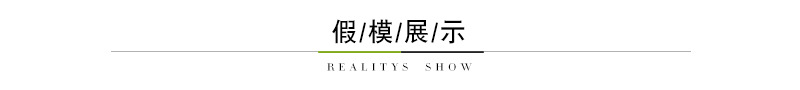 假模展示