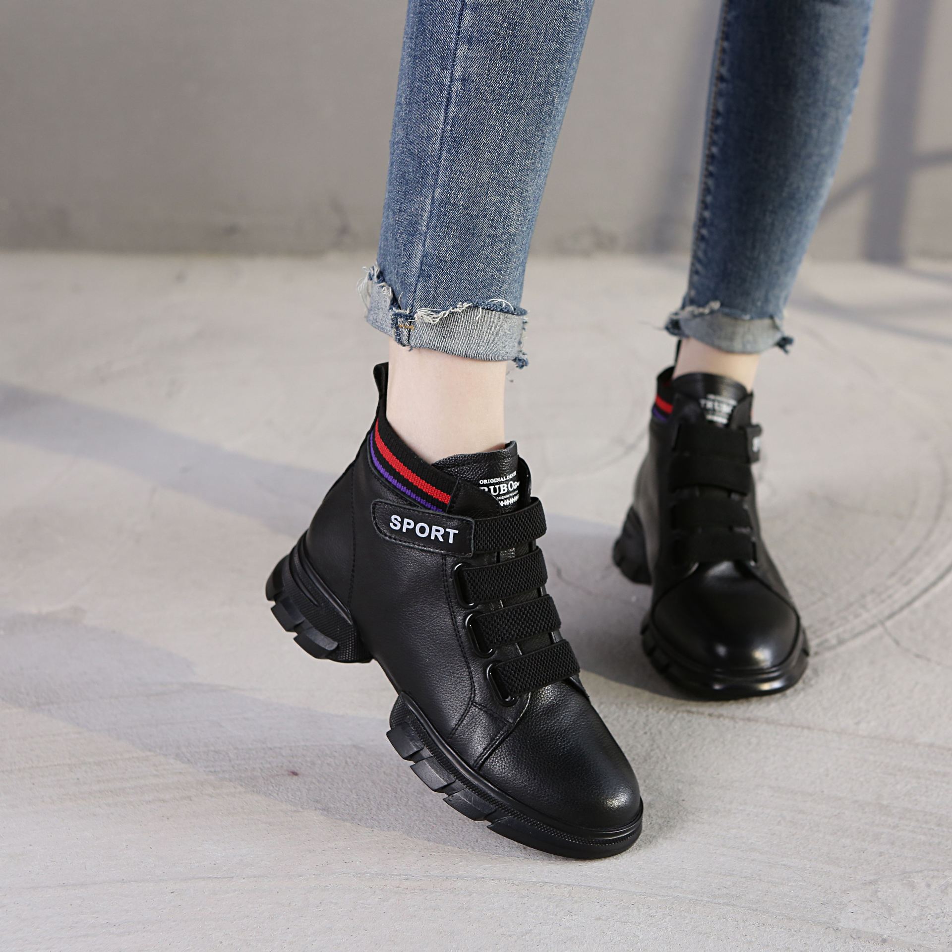 Bottes femme en En cuir - Ref 3355256 Image 5