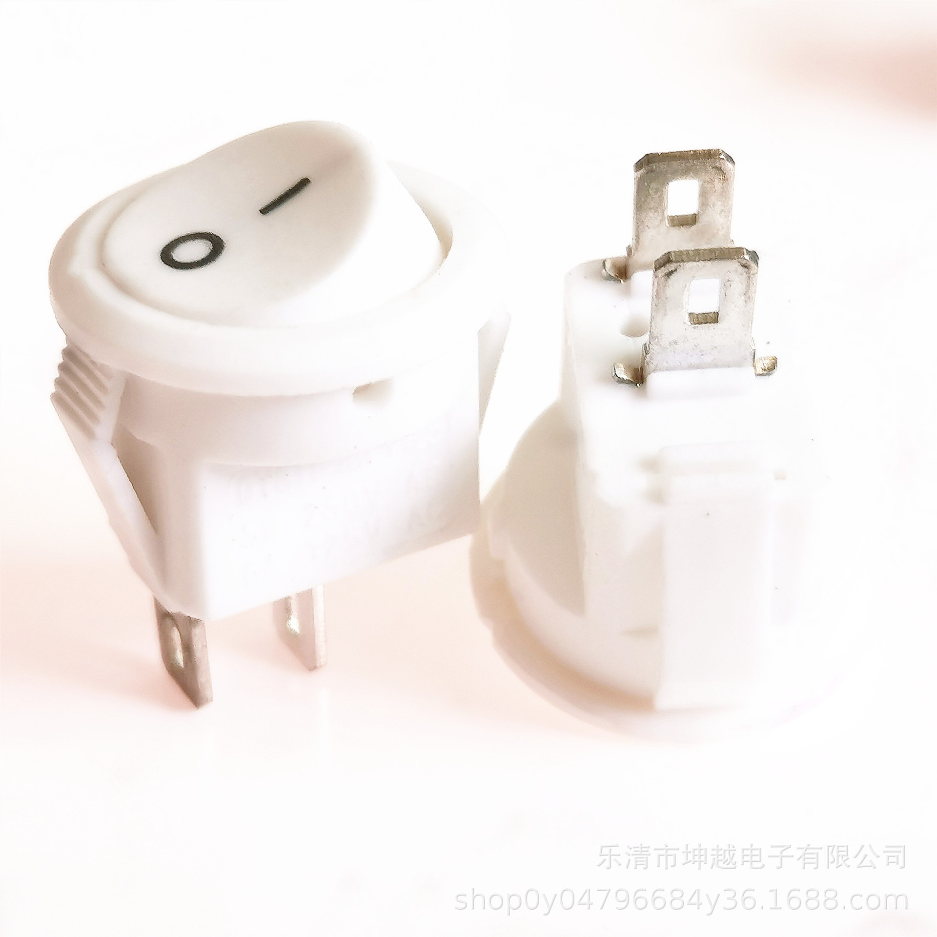 热销船型开关，2脚2挡翘板开关，20mm 直径 KCD2-101