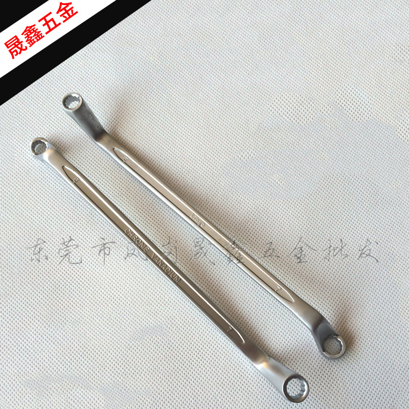 进口台湾kingo6*7-30*32精品双头梅花扳手CR-V铬钒合金钢表面哑光