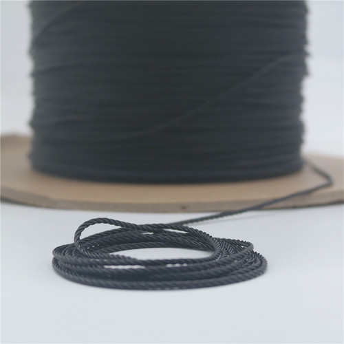 工厂直销柔软抗拉黑色古铜色MP3线材OD2.7MM四股合绞DIY耳机线