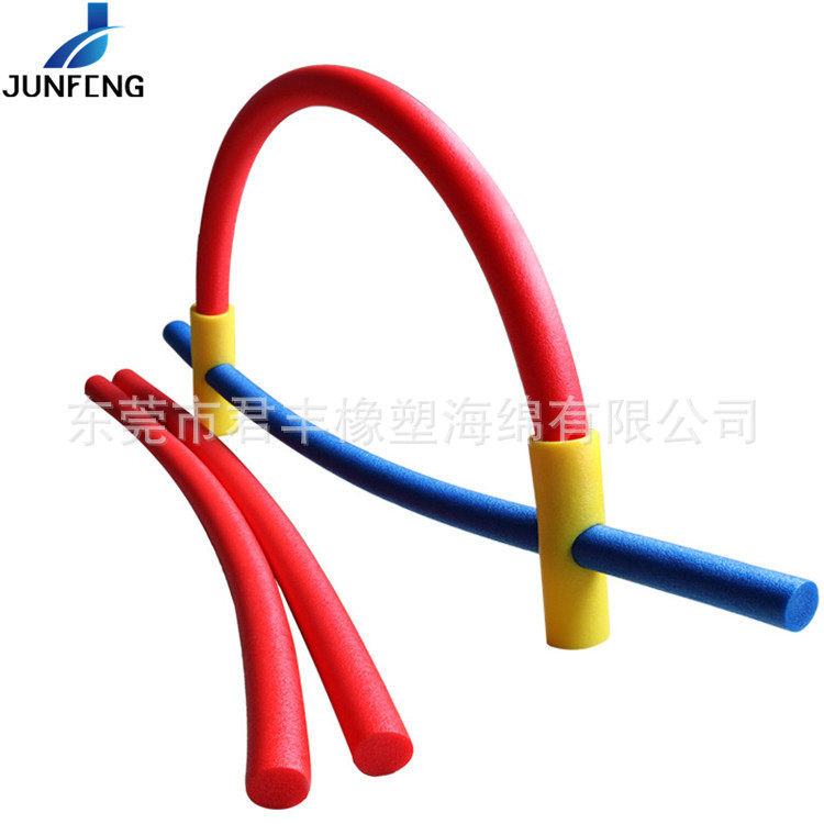 穿插连接管EPE珍珠棉棒拱门桥epe打水棒海绵玩具水上漂浮桥