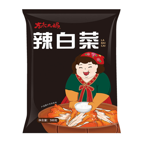 Korean-style Kimchi, Northeastern Auntie's Spicy Napa Cabbage, Flavorful Pickled Vegetables—1-Li Pack, Perfect Side Dish