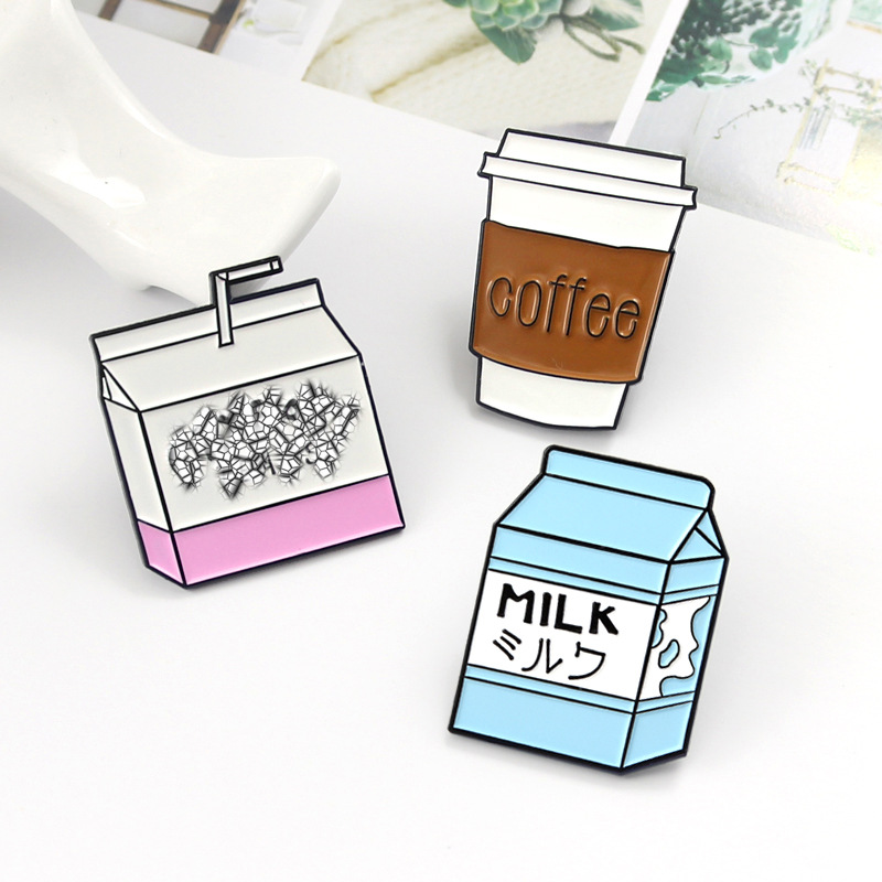 Unisex Gender Enamel Design Cartoon Style Pin Cartoon Alloy Enamel Unisex Brooches