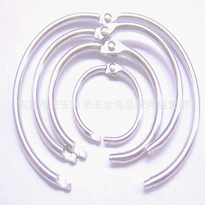 Manufactor Sell Split ring Metal Book ring 14mm-76mm Clamps Split ring