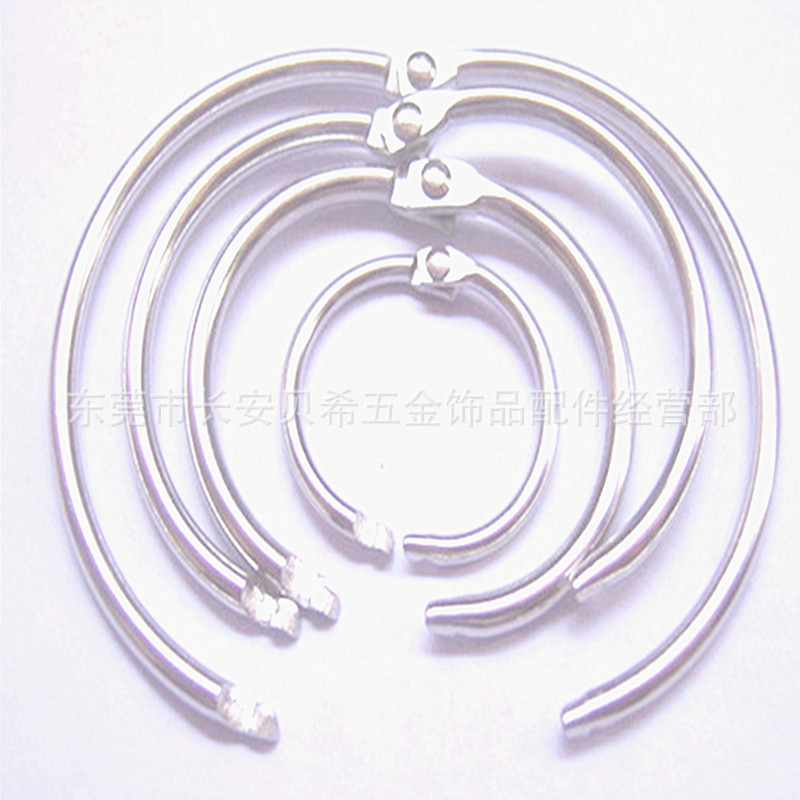 Manufactor Sell Split ring Metal Book ring 14mm-76mm Clamps Split ring