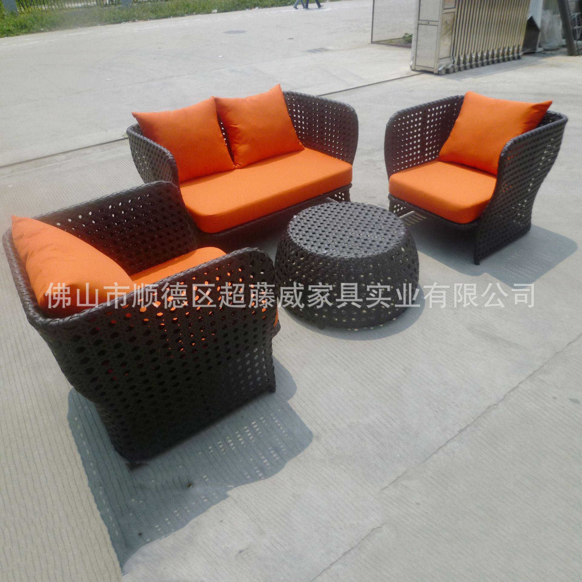 廠家直銷 PE藤台子 藤藝椅子  藤編桌椅組合 戶外藤編沙發