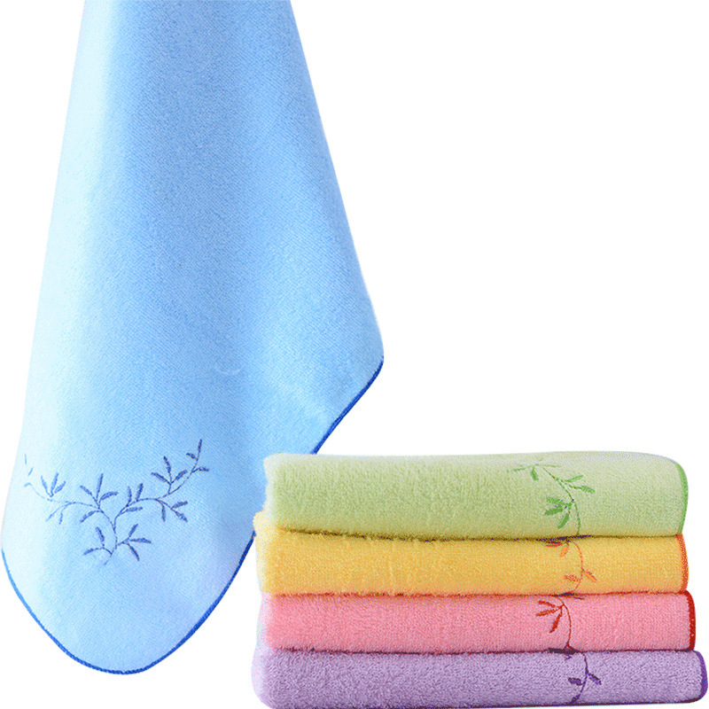 [Total Distribution] Genuine 6504 Jielia Towel Bamboo Fiber Antibacterial Comfortable Strong Absorbent Embroidered Beauty Face Towel