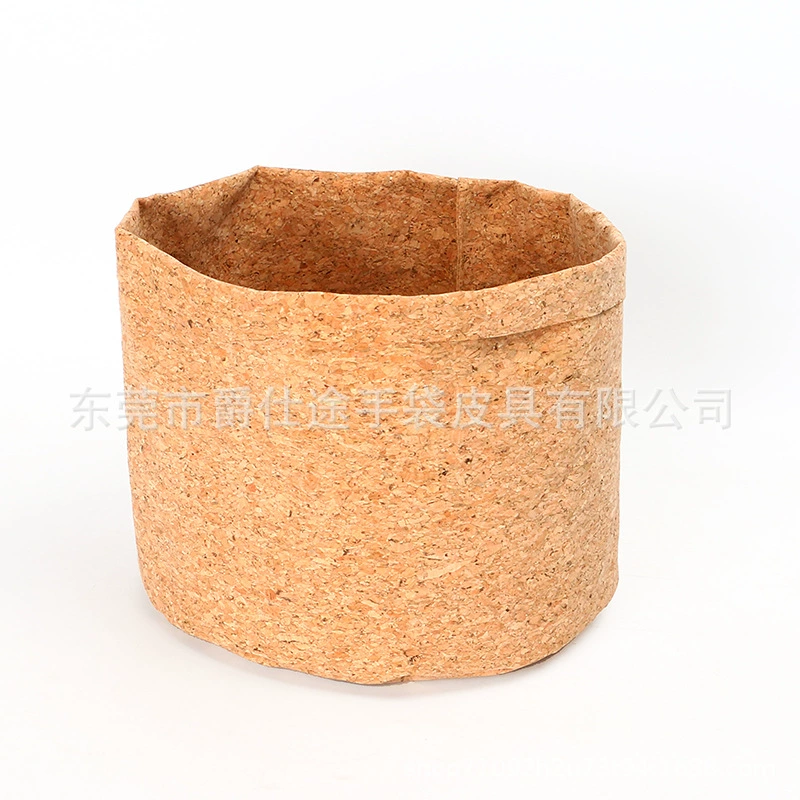 Скандинавский суккулентный горшок из пробки, экологически чистый и простой деревянный контейнер для хранения, цилиндрический горшок из пробки